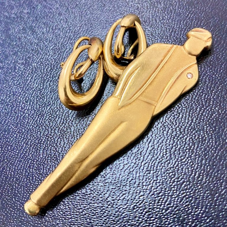 K18ブローチ / K18イヤリング